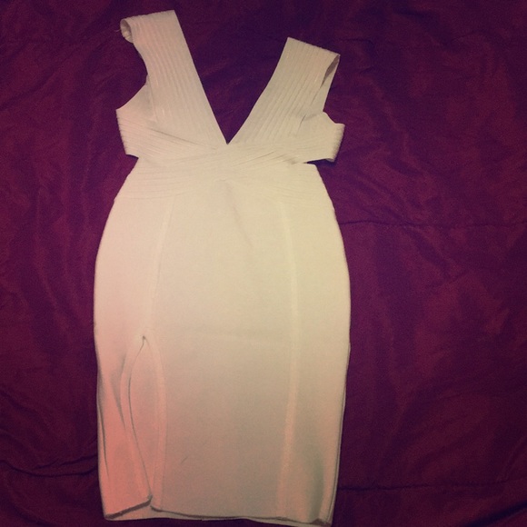 White elegant tight dress - Picture 1 of 1